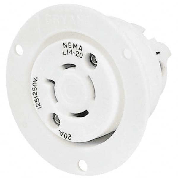 Bryant Electric - Twist Lock Receptacles Receptacle/Part Type: Receptacle Gender: Female - Exact Tooling