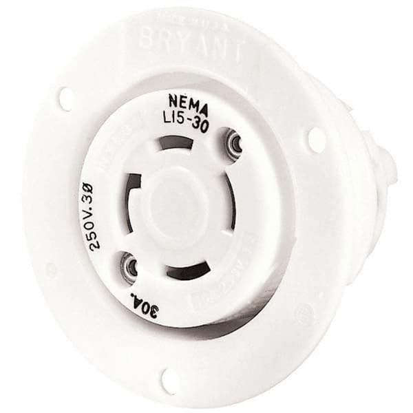 Bryant Electric - Twist Lock Receptacles Receptacle/Part Type: Receptacle Gender: Female - Exact Tooling