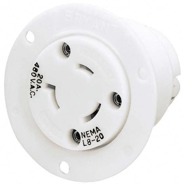 Bryant Electric - Twist Lock Receptacles Receptacle/Part Type: Receptacle Gender: Female - Exact Tooling