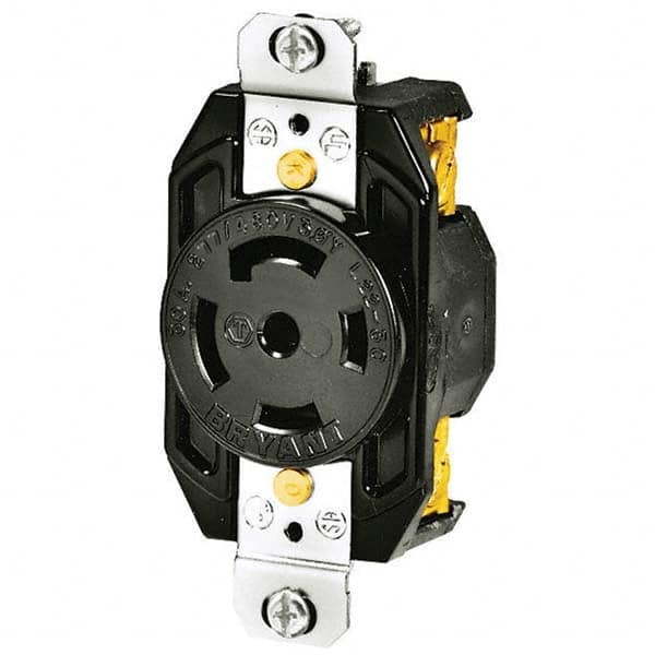 Bryant Electric - Twist Lock Receptacles Receptacle/Part Type: Receptacle Gender: Female - Exact Tooling