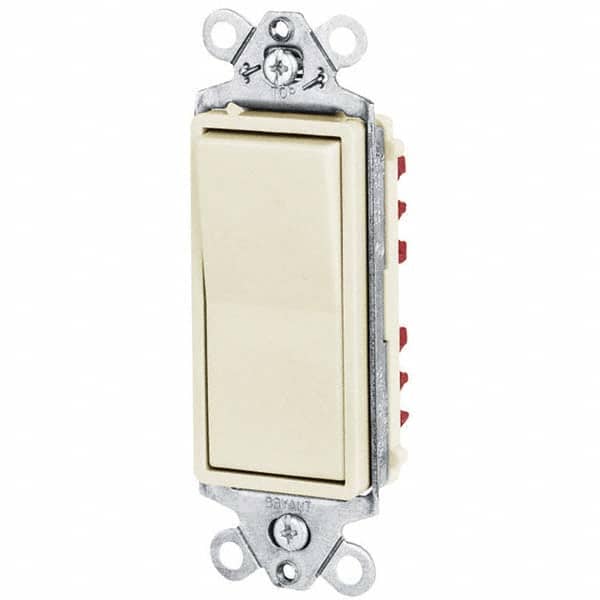 Bryant Electric - Wall & Dimmer Light Switches Switch Type: NonDimmer Switch Operation: Rocker - Exact Tooling