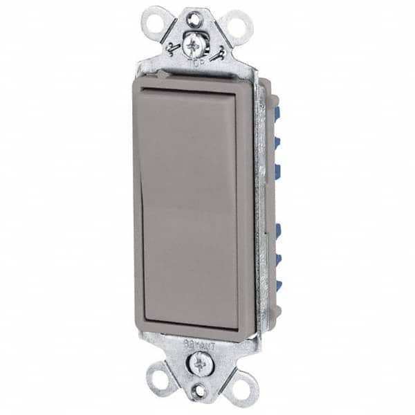 Bryant Electric - Wall & Dimmer Light Switches Switch Type: NonDimmer Switch Operation: Rocker - Exact Tooling