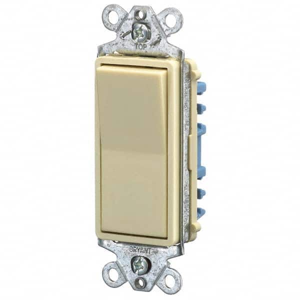 Bryant Electric - Wall & Dimmer Light Switches Switch Type: Three Way Switch Operation: Rocker - Exact Tooling