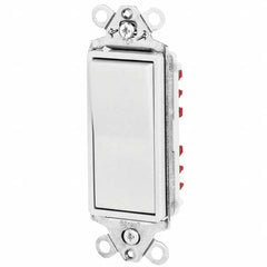 Bryant Electric - Wall & Dimmer Light Switches Switch Type: Three Way Switch Operation: Rocker - Exact Tooling