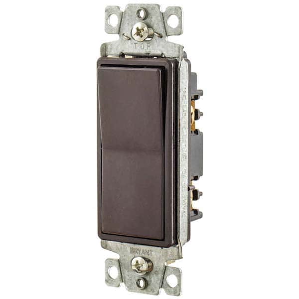 Bryant Electric - Wall & Dimmer Light Switches Switch Type: Three Way Switch Operation: Rocker - Exact Tooling