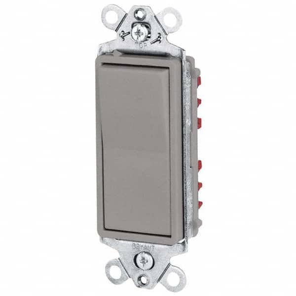 Bryant Electric - Wall & Dimmer Light Switches Switch Type: NonDimmer Switch Operation: Rocker - Exact Tooling