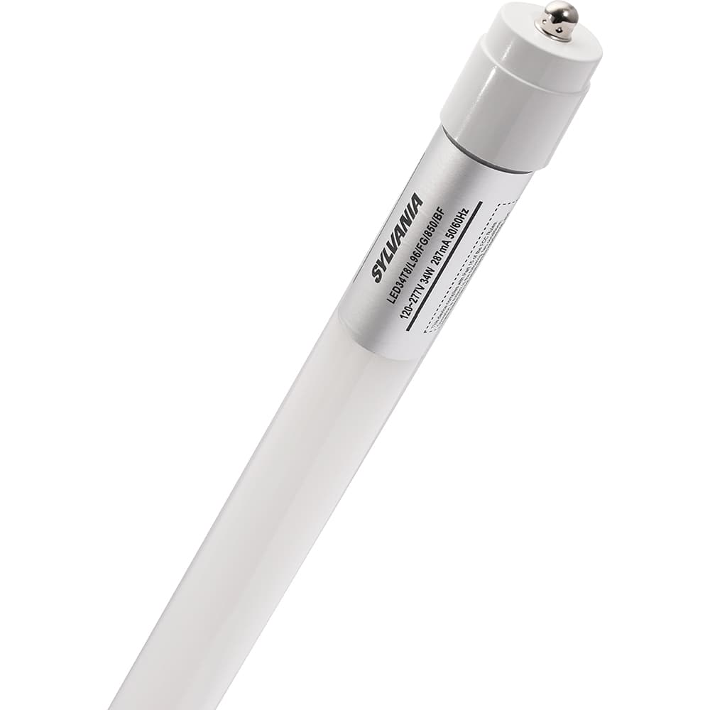 SYLVANIA - Lamps & Light Bulbs; Lamp Technology: LED ; Lamps Style: Commercial/Industrial ; Lamp Type: T8 ; Wattage Equivalent Range: 20-39 ; Actual Wattage: 34.00 ; Base Style: Single Pin - Exact Tooling