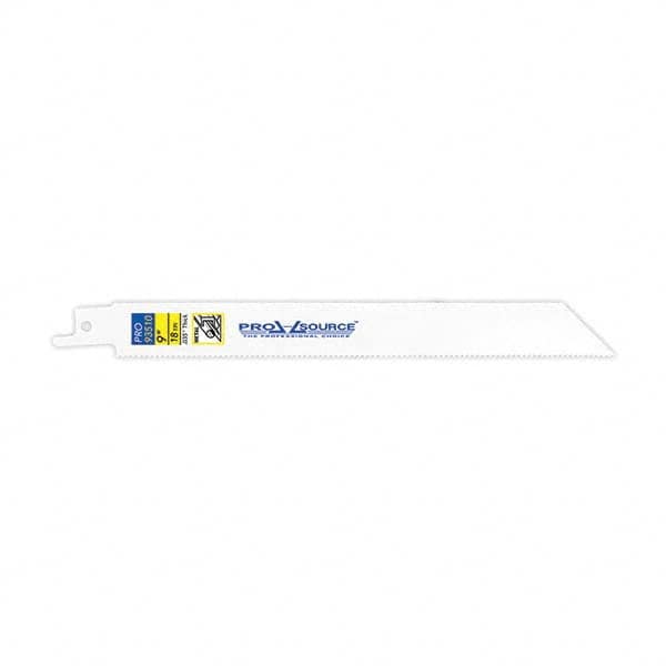 PRO-SOURCE - Reciprocating Saw Blades Blade Material: Bi-Metal Blade Length (Inch): 9 - Exact Tooling