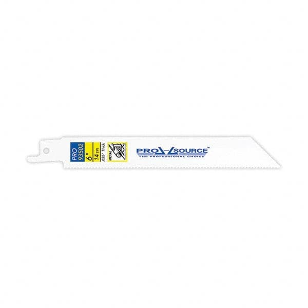 PRO-SOURCE - Reciprocating Saw Blades Blade Material: Bi-Metal Blade Length (Inch): 6 - Exact Tooling