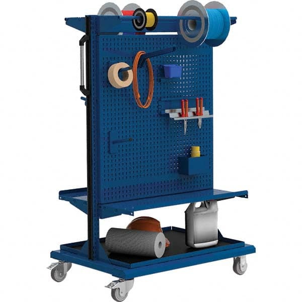 Rousseau Metal - Mobile Work Stands Type: Mobile Work Stand Width (Inch): 38 - Exact Tooling