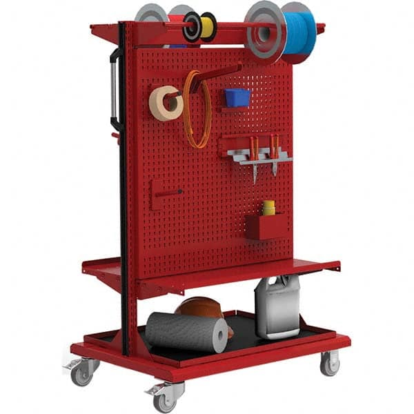 Rousseau Metal - Mobile Work Stands Type: Mobile Work Stand Width (Inch): 38 - Exact Tooling