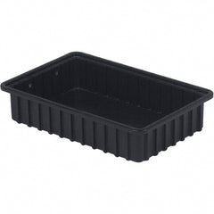 LEWISBins+ - 10-7/8" Wide x 3-1/2" High, Black Bin Divider Box - Use with DV1035 Short - Exact Tooling