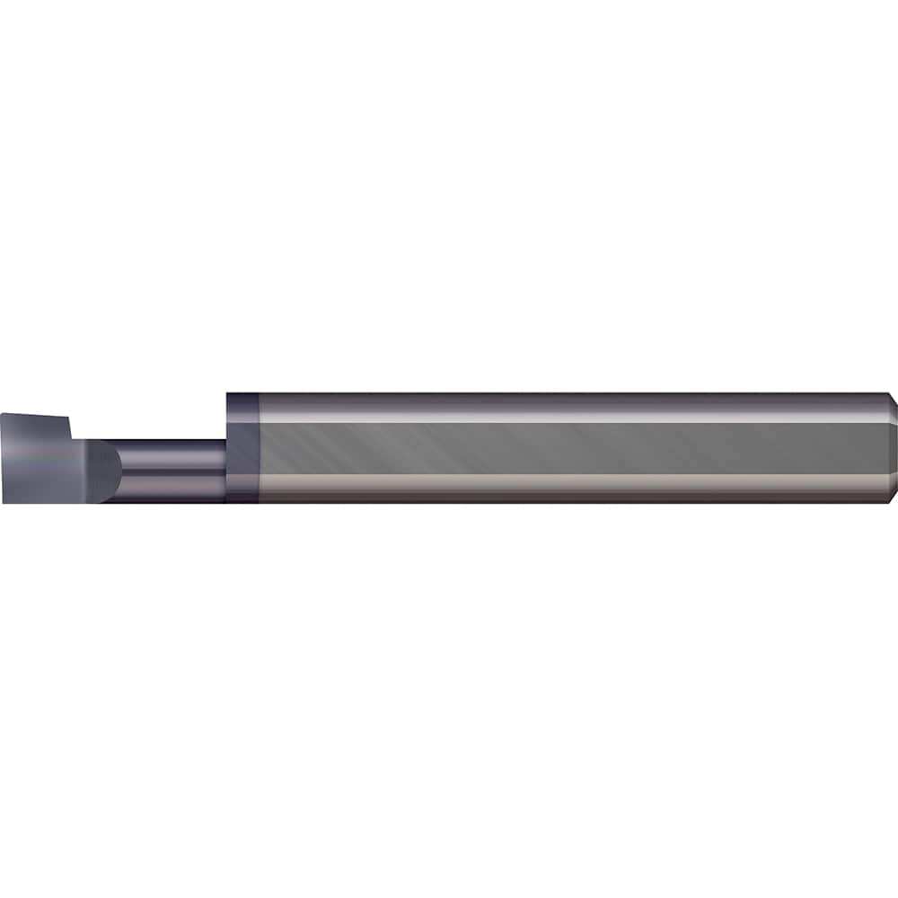 Micro 100 - Boring Bars; Minimum Bore Diameter (Decimal Inch): 0.1000 ; Maximum Bore Depth (Decimal Inch): 0.7000 ; Material: Solid Carbide ; Boring Bar Type: Boring ; Shank Diameter (Decimal Inch): 0.1250 ; Shank Diameter (Inch): 1/8 - Exact Tooling