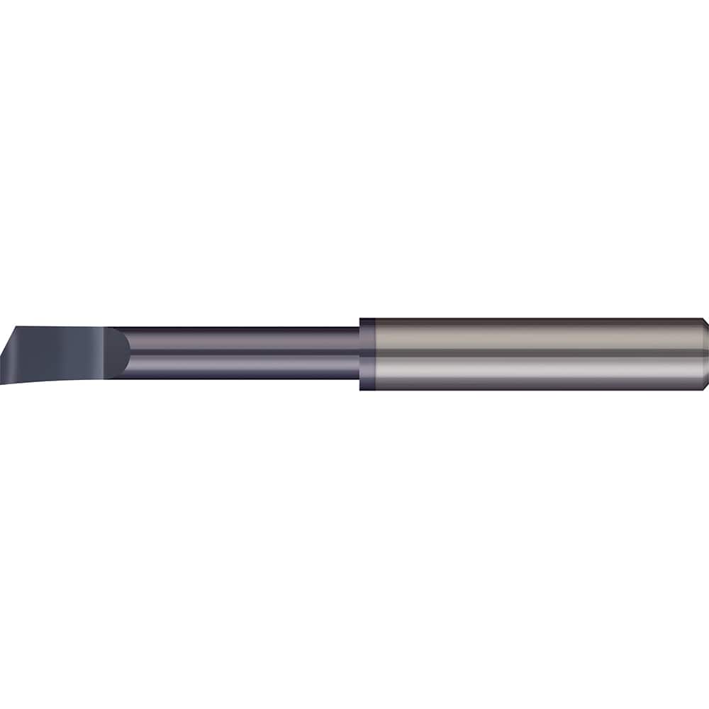 Micro 100 - Boring Bars; Minimum Bore Diameter (Decimal Inch): 0.0375 ; Maximum Bore Depth (Decimal Inch): 0.2500 ; Maximum Bore Depth (Inch): 1/4 ; Material: Solid Carbide ; Boring Bar Type: Boring ; Shank Diameter (Decimal Inch): 0.1250 - Exact Tooling