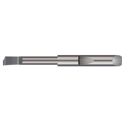 Micro 100 - Boring Bars; Minimum Bore Diameter (Decimal Inch): 0.0450 ; Maximum Bore Depth (Decimal Inch): 0.1870 ; Maximum Bore Depth (Inch): 3/16 ; Material: Solid Carbide ; Boring Bar Type: Boring ; Shank Diameter (Decimal Inch): 0.1875 - Exact Tooling