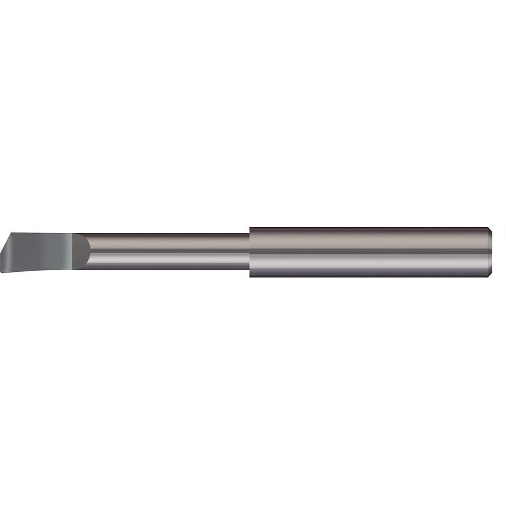 Micro 100 - Boring Bars; Minimum Bore Diameter (Decimal Inch): 0.0325 ; Maximum Bore Depth (Decimal Inch): 0.1870 ; Maximum Bore Depth (Inch): 3/16 ; Material: Solid Carbide ; Boring Bar Type: Boring ; Shank Diameter (Decimal Inch): 0.1250 - Exact Tooling