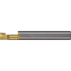 Micro 100 - Boring Bars; Minimum Bore Diameter (Decimal Inch): 0.1400 ; Minimum Bore Diameter (Inch): 9/64 ; Maximum Bore Depth (Decimal Inch): 0.2500 ; Maximum Bore Depth (Inch): 1/4 ; Material: Solid Carbide ; Boring Bar Type: Boring - Exact Tooling