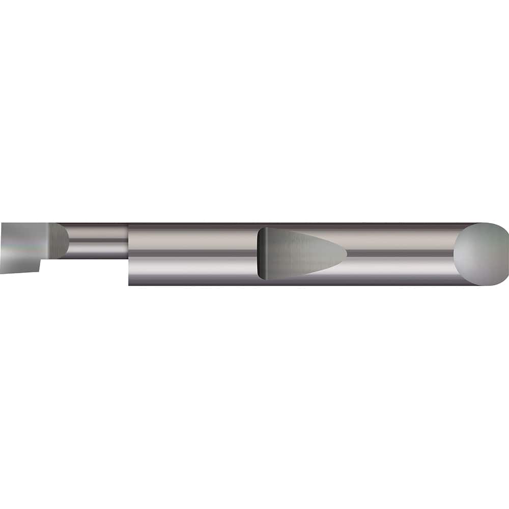 Micro 100 - Boring Bars; Minimum Bore Diameter (Decimal Inch): 0.1800 ; Maximum Bore Depth (Decimal Inch): 0.5000 ; Maximum Bore Depth (Inch): 1/2 ; Material: Solid Carbide ; Boring Bar Type: Boring ; Shank Diameter (Decimal Inch): 0.2500 - Exact Tooling