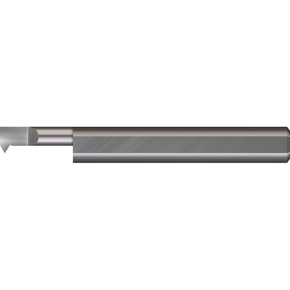 Micro 100 - Single Point Threading Tools; Thread Type: Internal ; Material: Solid Carbide ; Profile Angle: 60 ; Threading Diameter (Decimal Inch): 0.1800 ; Cutting Depth (Decimal Inch): 1.0000 ; Maximum Threads Per Inch: 56 - Exact Tooling