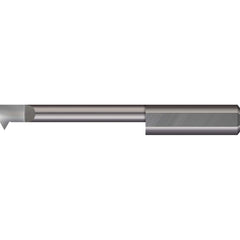 Micro 100 - Single Point Threading Tools; Thread Type: Internal ; Material: Solid Carbide ; Profile Angle: 60 ; Threading Diameter (mm): 7.40 ; Cutting Depth (Decimal Inch): 1.8110 ; Cutting Depth (mm): 46.00 - Exact Tooling