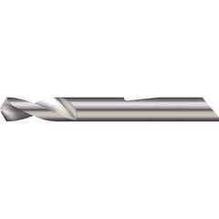 Micro 100 - 1/4" Body Diam, 140°, 2-1/2" OAL, 2-Flute Solid Carbide Spotting Drill - Exact Tooling