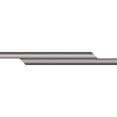 Micro 100 - Tool Bit Blanks; Material: Solid Carbide ; End Shape: Split End ; Width/Diameter (mm): 3.00 ; Overall Length (mm): 38.0000 - Exact Tooling