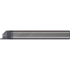 Micro 100 - Grooving Tools; Grooving Tool Type: Face ; Material: Solid Carbide ; Shank Diameter (Decimal Inch): 0.3750 ; Shank Diameter (Inch): 3/8 ; Groove Width (Decimal Inch): 0.0620 ; Projection (Decimal Inch): 0.0750 - Exact Tooling