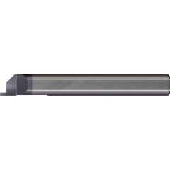 Micro 100 - Grooving Tools; Grooving Tool Type: Face ; Material: Solid Carbide ; Shank Diameter (Decimal Inch): 0.3750 ; Shank Diameter (Inch): 3/8 ; Groove Width (Decimal Inch): 0.0500 ; Projection (Decimal Inch): 0.0500 - Exact Tooling