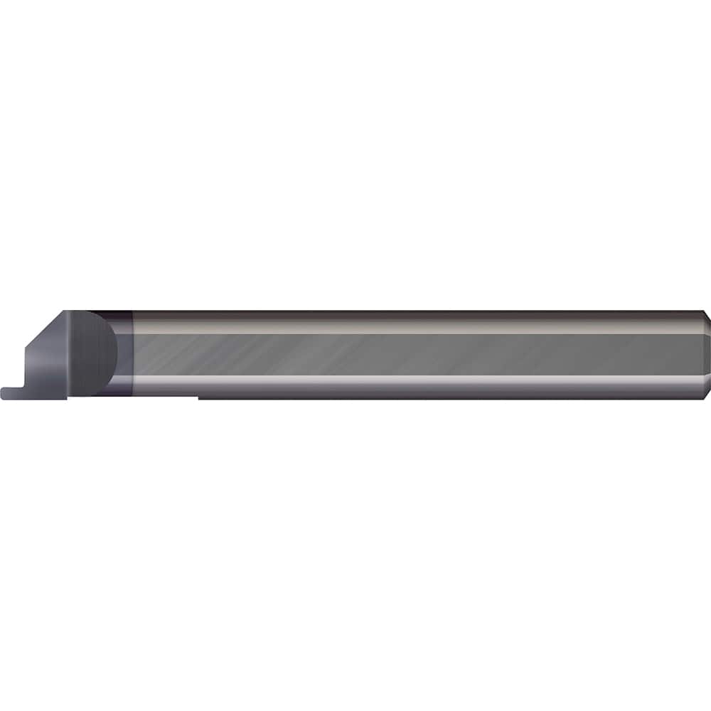 Micro 100 - Grooving Tools; Grooving Tool Type: Face ; Material: Solid Carbide ; Shank Diameter (Decimal Inch): 0.3750 ; Shank Diameter (Inch): 3/8 ; Groove Width (Decimal Inch): 0.0620 ; Projection (Decimal Inch): 0.0750 - Exact Tooling