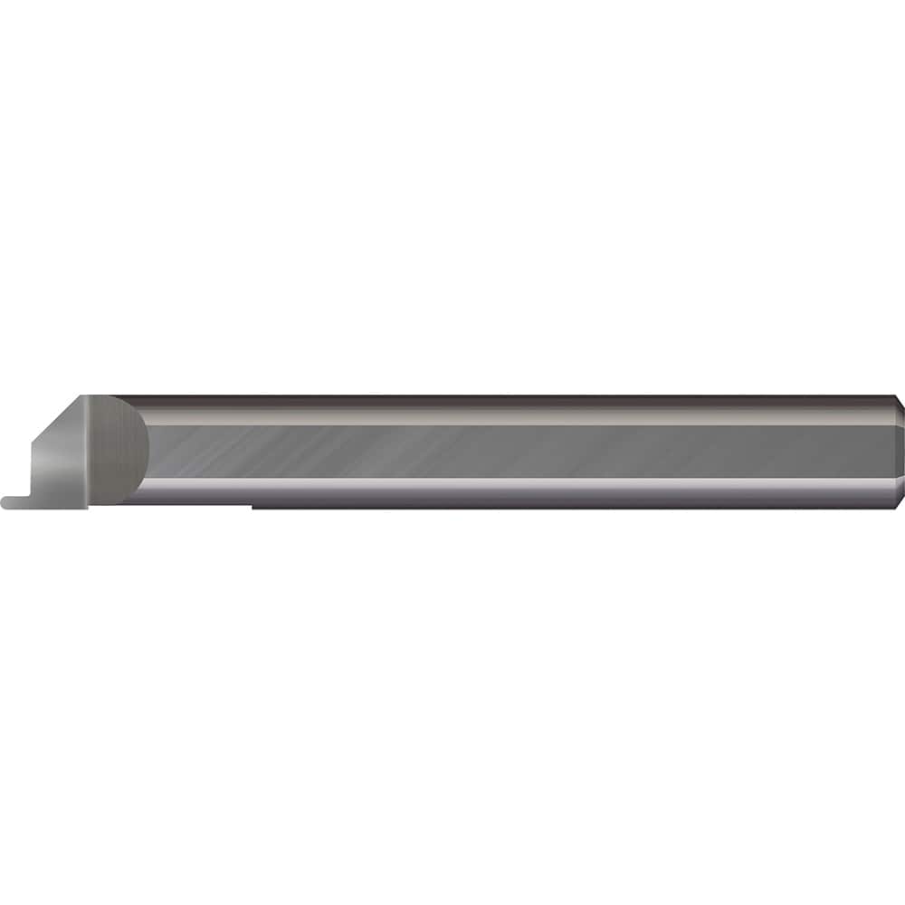 Micro 100 - Grooving Tools; Grooving Tool Type: Face ; Material: Solid Carbide ; Shank Diameter (Decimal Inch): 0.3750 ; Shank Diameter (Inch): 3/8 ; Groove Width (Decimal Inch): 0.1250 ; Projection (Decimal Inch): 0.1000 - Exact Tooling