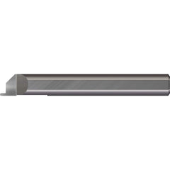 Micro 100 - Grooving Tools; Grooving Tool Type: Face ; Material: Solid Carbide ; Shank Diameter (Decimal Inch): 0.3750 ; Shank Diameter (Inch): 3/8 ; Groove Width (Decimal Inch): 0.0930 ; Projection (Decimal Inch): 0.1000 - Exact Tooling