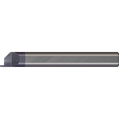 Micro 100 - Grooving Tools; Grooving Tool Type: Face ; Material: Solid Carbide ; Shank Diameter (Decimal Inch): 0.5000 ; Shank Diameter (Inch): 1/2 ; Groove Width (Decimal Inch): 0.1560 ; Projection (Decimal Inch): 0.1000 - Exact Tooling