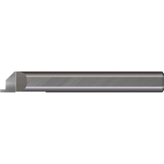 Micro 100 - Grooving Tools; Grooving Tool Type: Face ; Material: Solid Carbide ; Shank Diameter (Decimal Inch): 0.3750 ; Shank Diameter (Inch): 3/8 ; Groove Width (Decimal Inch): 0.1180 ; Projection (Decimal Inch): 0.1500 - Exact Tooling