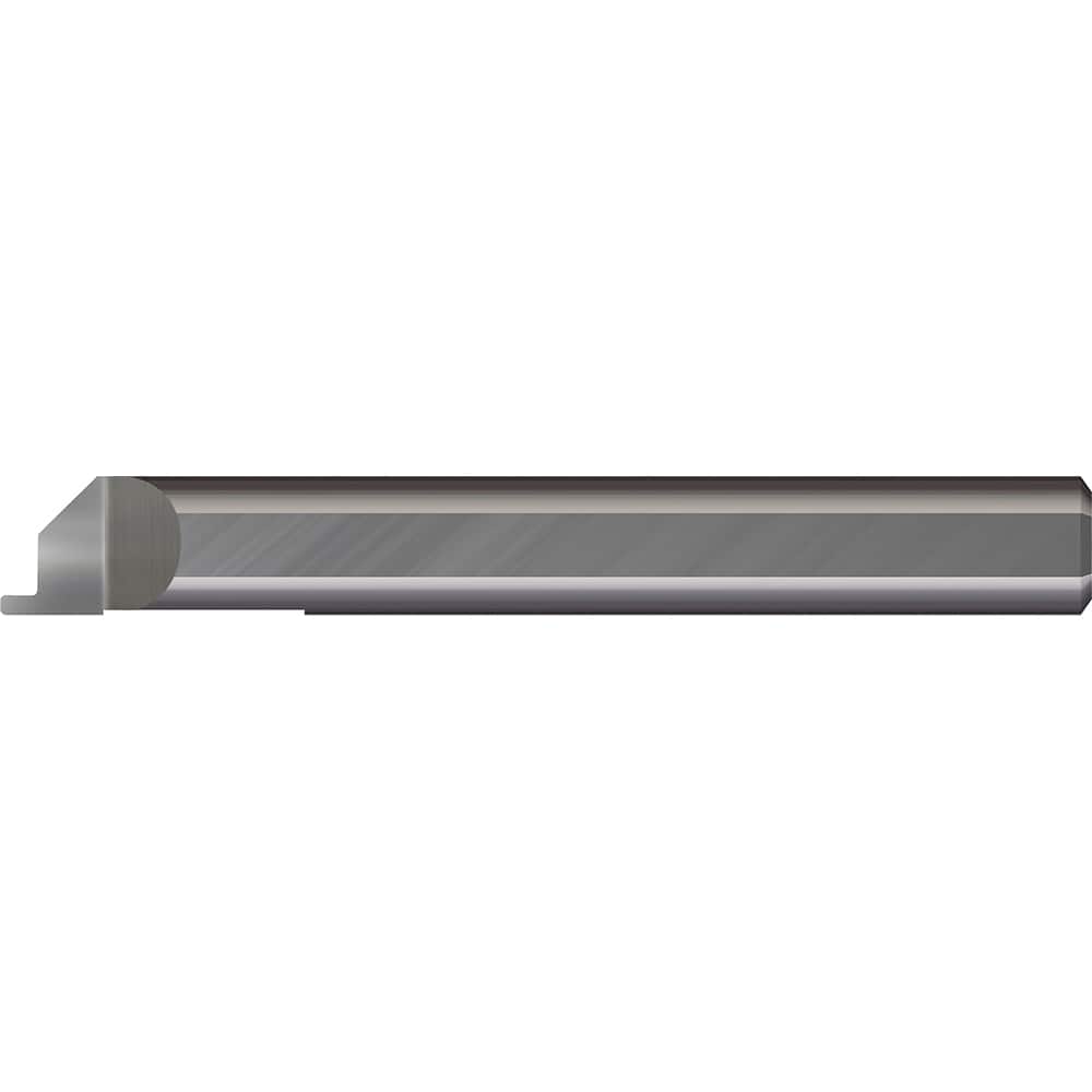 Micro 100 - Grooving Tools; Grooving Tool Type: Face ; Material: Solid Carbide ; Shank Diameter (Decimal Inch): 0.3750 ; Shank Diameter (Inch): 3/8 ; Groove Width (Decimal Inch): 0.0930 ; Projection (Decimal Inch): 0.1000 - Exact Tooling