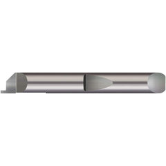 Micro 100 - Grooving Tools; Grooving Tool Type: Face ; Material: Solid Carbide ; Shank Diameter (Decimal Inch): 0.5000 ; Shank Diameter (Inch): 1/2 ; Groove Width (Decimal Inch): 0.1180 ; Projection (Decimal Inch): 0.1500 - Exact Tooling