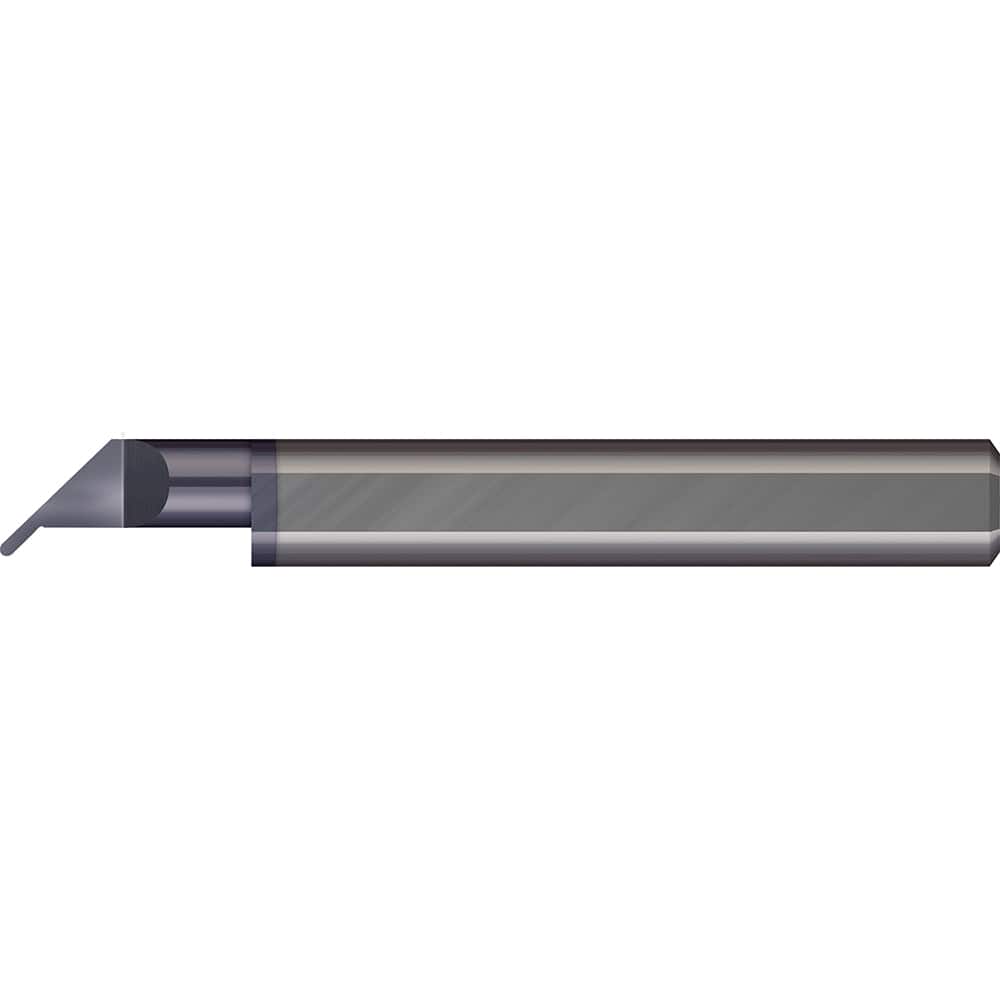 Micro 100 - Grooving Tools; Grooving Tool Type: Undercut ; Material: Solid Carbide ; Shank Diameter (Decimal Inch): 0.5000 ; Shank Diameter (Inch): 1/2 ; Groove Width (Decimal Inch): 0.1250 ; Projection (Decimal Inch): 0.1250 - Exact Tooling