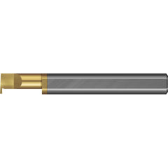 Micro 100 - Grooving Tools; Grooving Tool Type: Retaining Ring ; Material: Solid Carbide ; Shank Diameter (mm): 8.0000 ; Groove Width (mm): 1.09 ; Projection (mm): 2.500 ; Minimum Hole Diameter (mm): 8.00 - Exact Tooling
