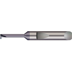 Micro 100 - Grooving Tools; Grooving Tool Type: Retaining Ring ; Material: Solid Carbide ; Shank Diameter (Decimal Inch): 0.1875 ; Shank Diameter (Inch): 3/16 ; Groove Width (Decimal Inch): 0.0200 ; Projection (Decimal Inch): 0.0400 - Exact Tooling