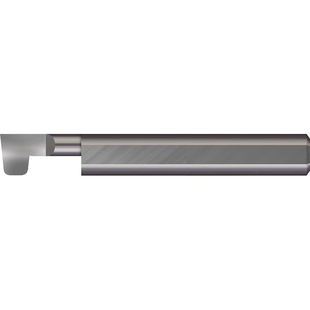 Micro 100 - Grooving Tools; Grooving Tool Type: O-Ring ; Material: Solid Carbide ; Shank Diameter (Decimal Inch): 0.3750 ; Shank Diameter (Inch): 3/8 ; Groove Width (Decimal Inch): 0.2080 ; Projection (Decimal Inch): 0.1150 - Exact Tooling