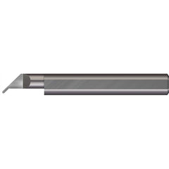 Micro 100 - Grooving Tools; Grooving Tool Type: Undercut ; Material: Solid Carbide ; Shank Diameter (Decimal Inch): 0.5000 ; Shank Diameter (Inch): 1/2 ; Groove Width (Decimal Inch): 0.1250 ; Projection (Decimal Inch): 0.1250 - Exact Tooling