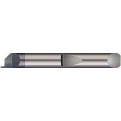 Micro 100 - Grooving Tools; Grooving Tool Type: Face ; Material: Solid Carbide ; Shank Diameter (Decimal Inch): 0.1875 ; Shank Diameter (Inch): 3/16 ; Groove Width (Decimal Inch): 0.0150 ; Projection (Decimal Inch): 0.0250 - Exact Tooling