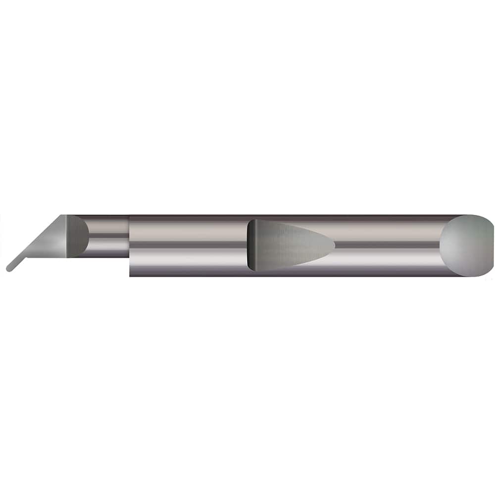 Micro 100 - Grooving Tools; Grooving Tool Type: Undercut ; Material: Solid Carbide ; Shank Diameter (Decimal Inch): 0.3125 ; Shank Diameter (Inch): 5/16 ; Groove Width (Decimal Inch): 0.0620 ; Projection (Decimal Inch): 0.0830 - Exact Tooling
