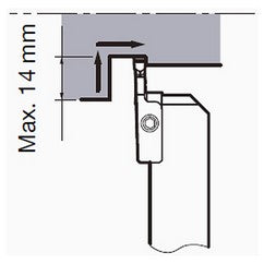 CGWSR2525-FLR3GP Grooving Tool - Exact Tooling