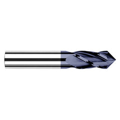 ‎0.7500″ (3/4″) Cutter Diameter × 1.5000″ (1-1/2″) Length of Cut × 100° included Carbide Drill/End Mill, 4 Flutes, AlTiN Coated - Exact Tooling