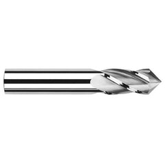 0.1875″ (3/16″) Cutter Diameter × 0.6250″ (5/8″) Length of Cut × 100° included Carbide Drill/End Mill, 4 Flutes - Exact Tooling