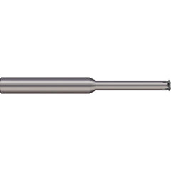 Micro 100 - Single Profile Thread Mills; Maximum Threads Per Inch: 64 ; Minimum Threads Per Inch: 32 ; Thread Type: Internal/External ; Minimum Nominal Diameter (Inch): #6 ; Cutting Diameter (Inch): 0.1000 ; Shank Diameter (Inch): 1/8 - Exact Tooling