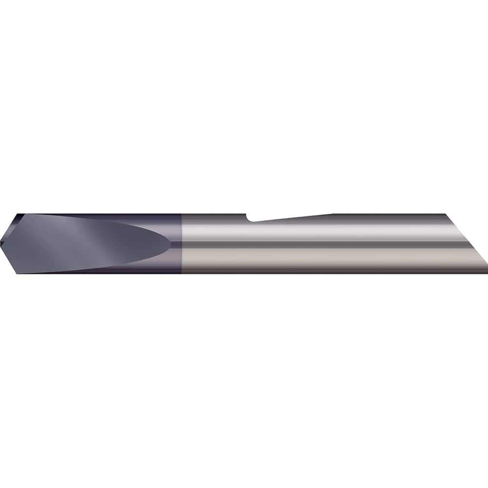 Micro 100 - Letter E (1/4")118° Solid Carbide Spade Drill Bit - Exact Tooling