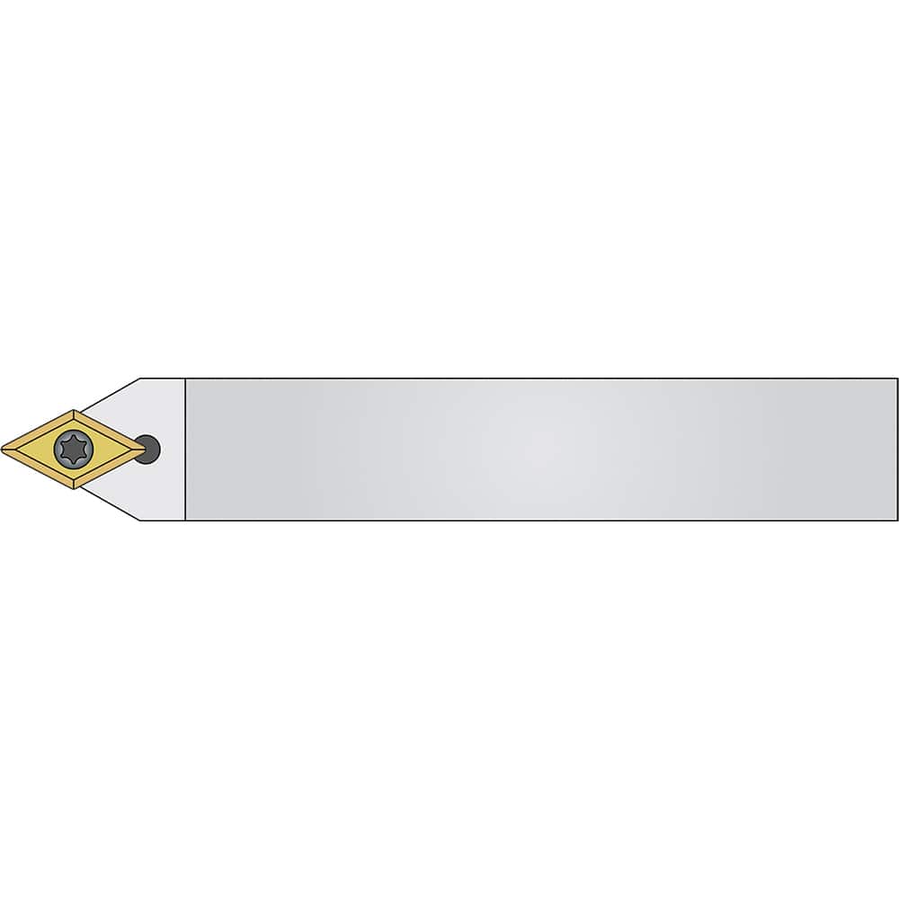 Micro 100 - Indexable Profiling Toolholders; Internal or External: External ; Hand of Holder: Neutral ; Rake: Neutral ; Insert Compatibility: 50-1200 ; Toolholder Style: SDNCN ; Series: DCMT - Exact Tooling