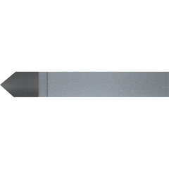 Micro 100 - Single-Point Tool Bits; Tip Material: Carbide ; Tool Bit Style: D ; Tool Bit Type: Forming ; Cutting Direction: Right Hand ; Shank Width/Diameter (Decimal Inch): 0.5000 ; Shank Width/Diameter (Inch): 1/2 - Exact Tooling