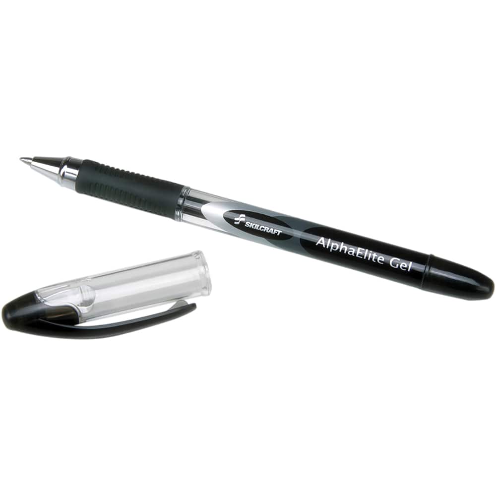 Ability One - Pens & Pencils; Type: Gel Pen ; Color: Black ; Tip Type: Medium - Exact Tooling